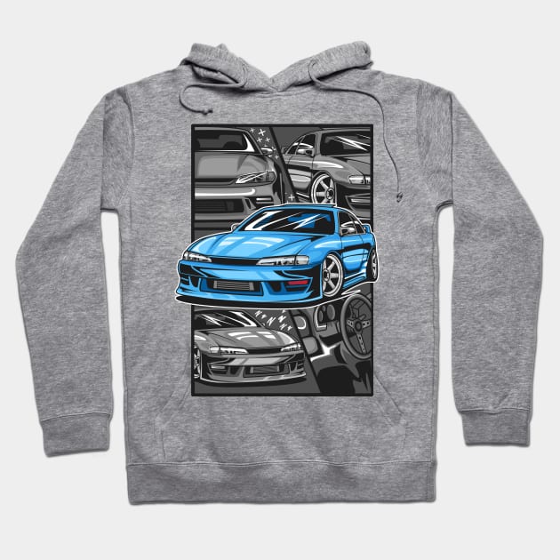 S14 jdm combo Hoodie by RYZWORK